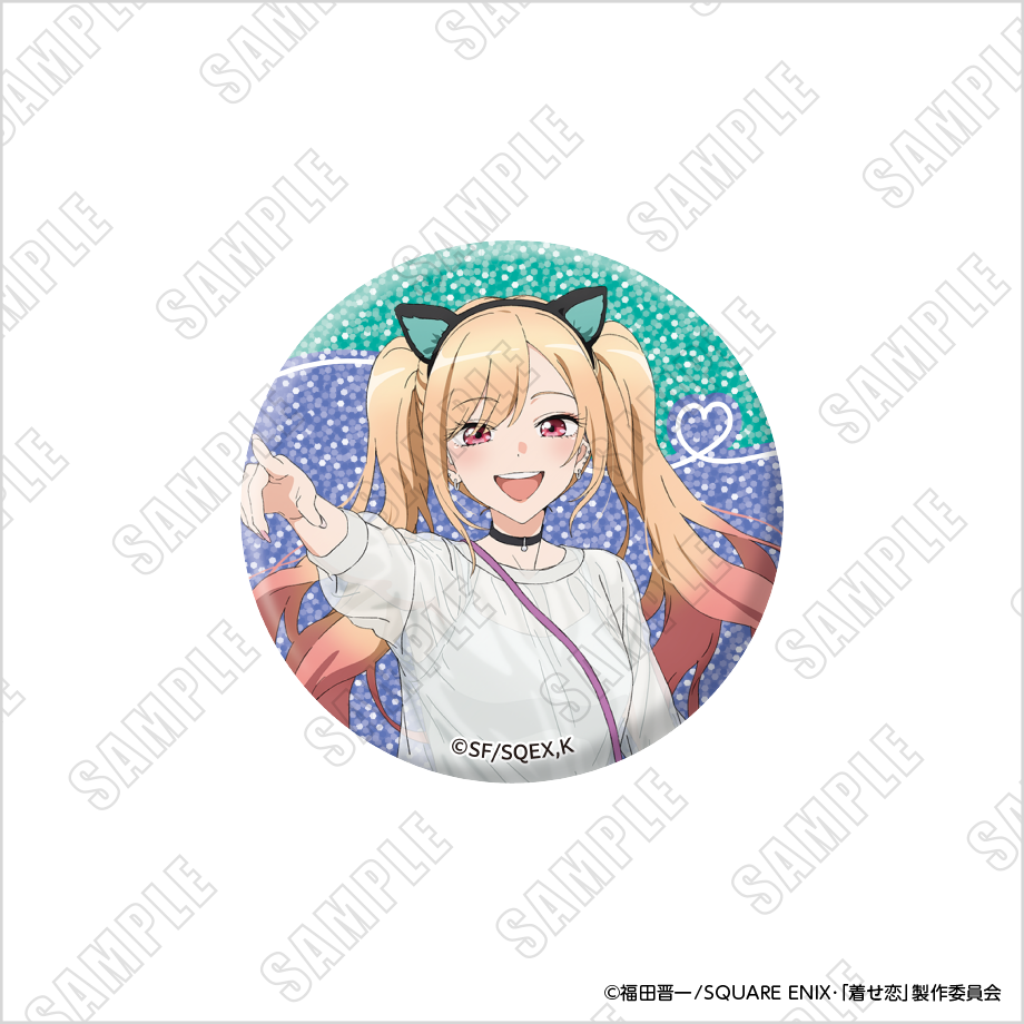 TVアニメ「その着せ替え人形は恋をする」　グリッター缶バッジ　遊園地